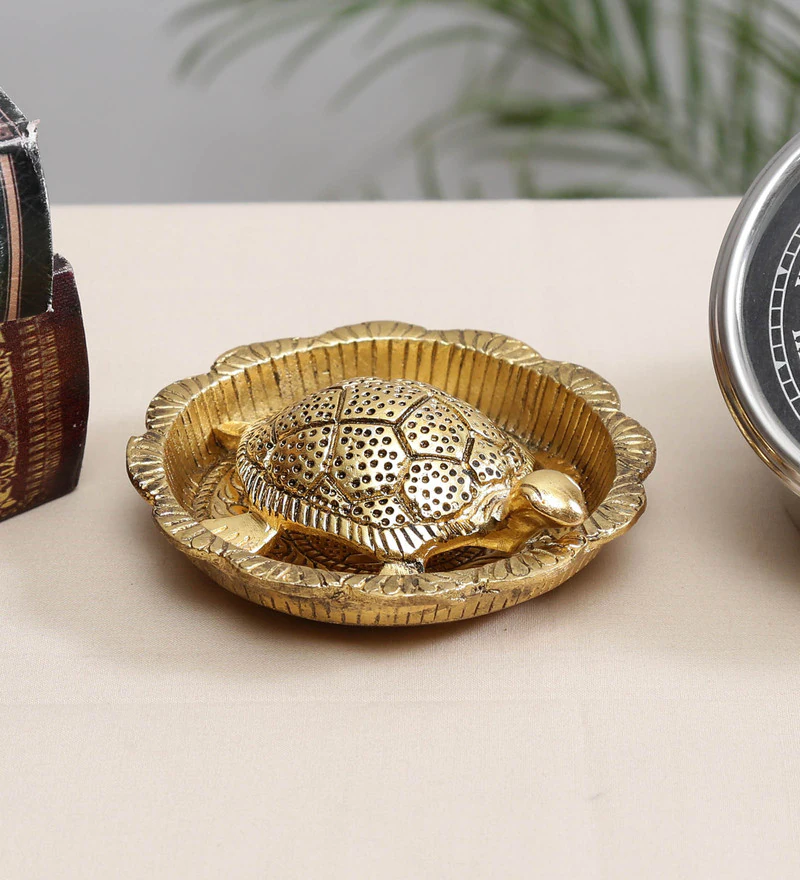 gold-metal-tortoise-in-plate-by-handicrafts-paradise-gold-metal-tortoise-in-plate-by-handicrafts-par-ry5zku